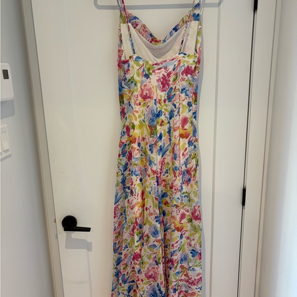 Abercrombie & Fitch Colorful Cowl Neck Floral Maxi Dress - Picture 2 of 2